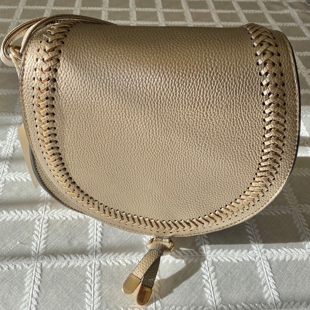 Chloe Pewter Vegan crossbody bag